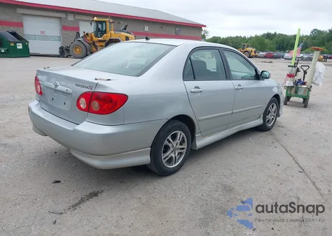 2006 Toyota Corolla S из США, поврежденный, VIN 2T1BR32E76C646224